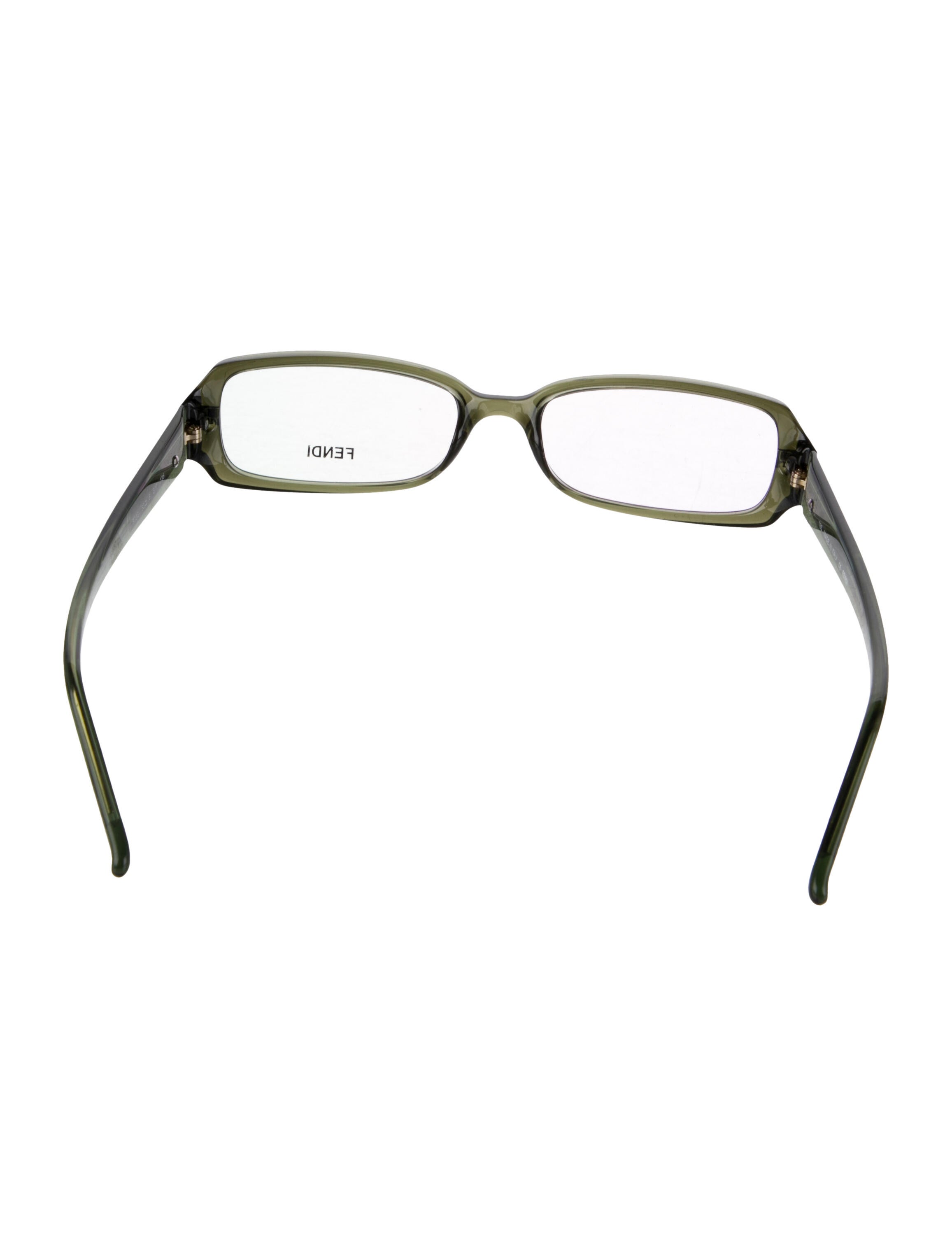 Fendi Zucchino FF Logo Square Eyeglasses