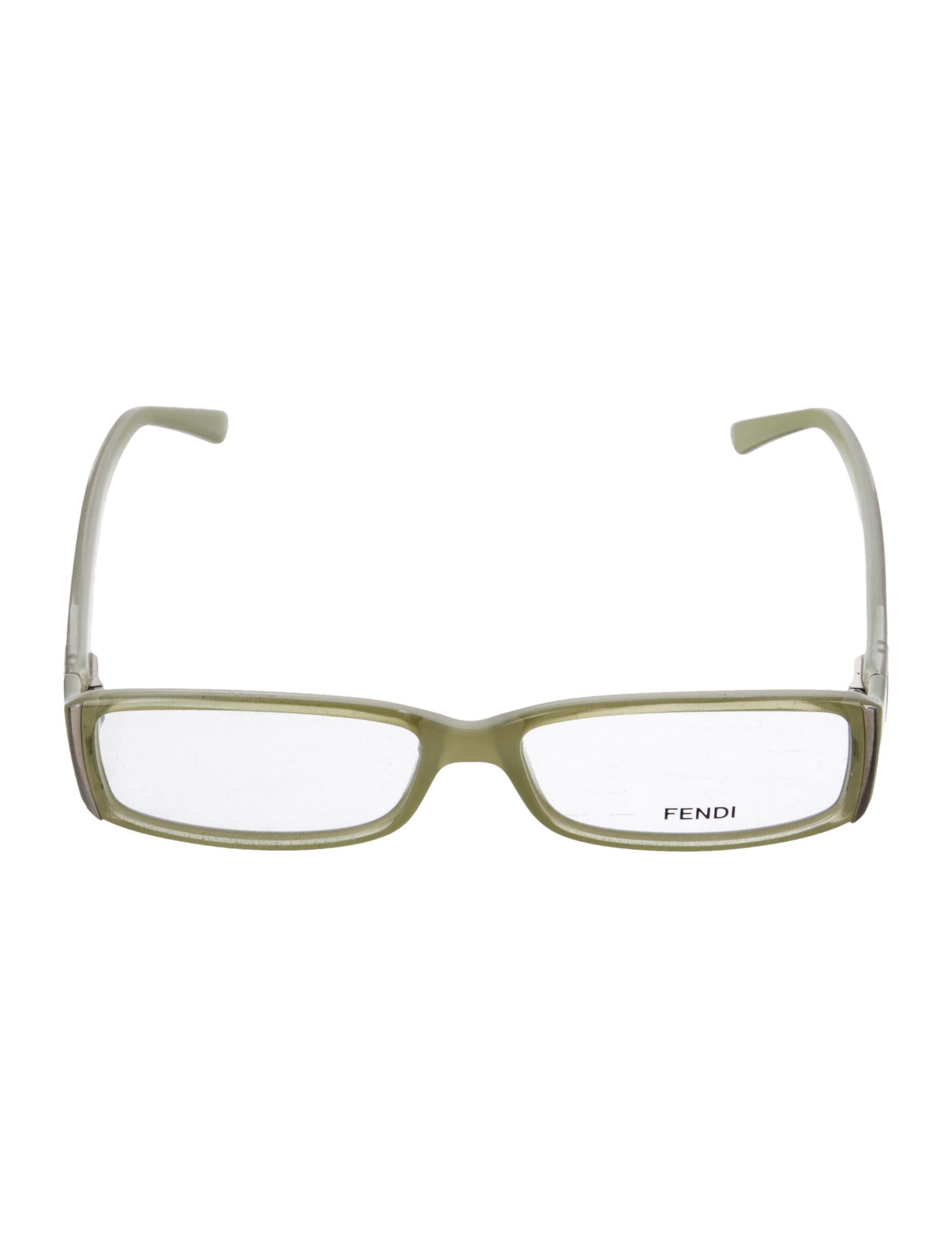 Fendi Zucca FF Logo Square Eyeglasses