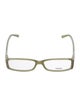 Fendi Zucca FF Logo Square Eyeglasses