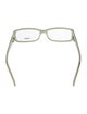 Fendi Zucca FF Logo Square Eyeglasses