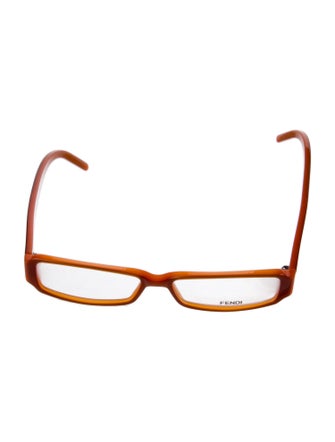 Fendi Zucca FF Logo Square Eyeglasses