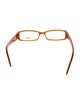 Fendi Zucca FF Logo Square Eyeglasses