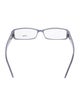 Fendi Zucca FF Logo Square Eyeglasses