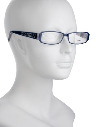 Fendi Zucca FF Logo Square Eyeglasses