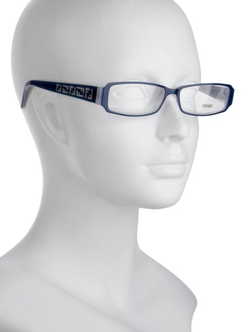 Fendi Zucca FF Logo Square Eyeglasses