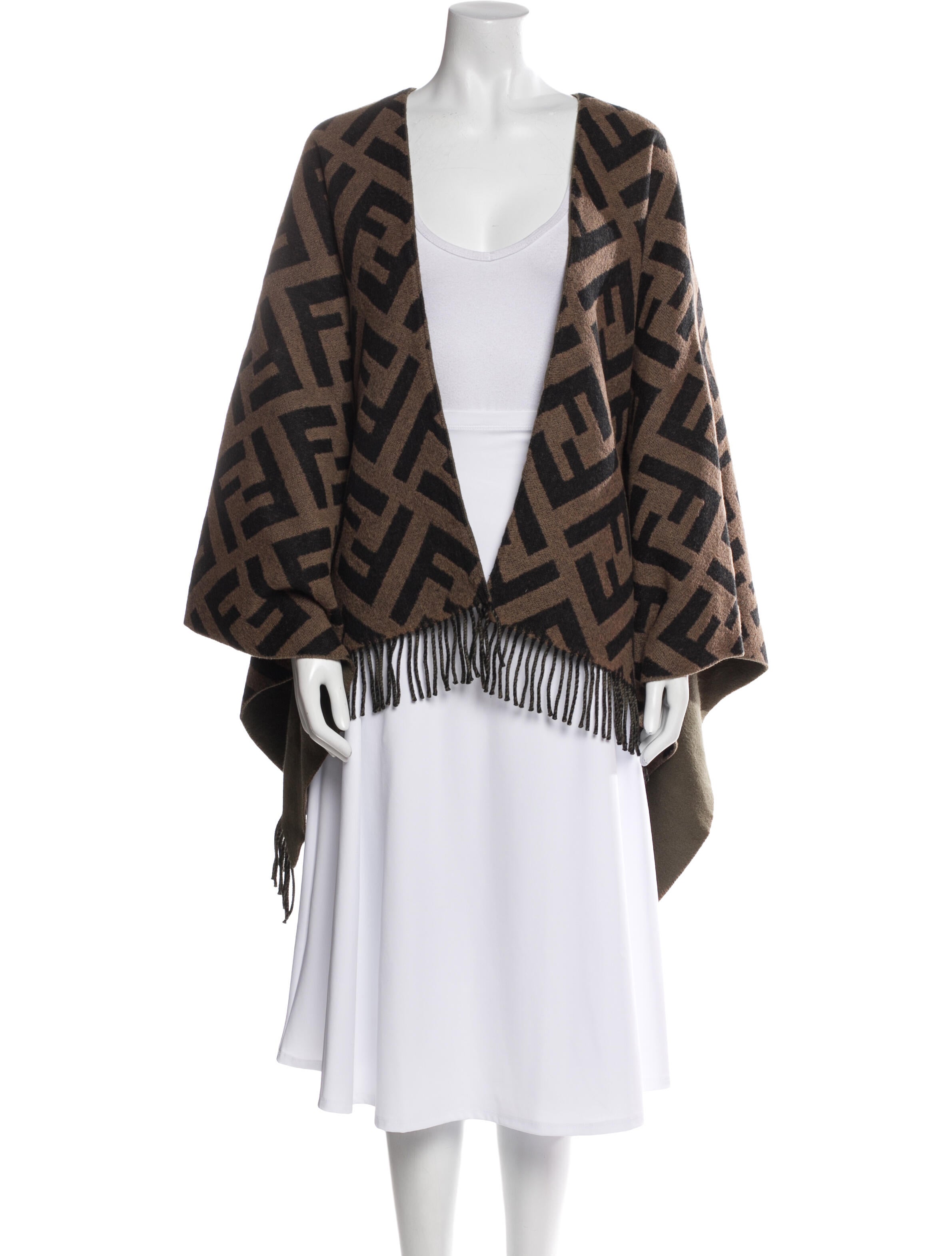 Fendi Wool Printed Sweater