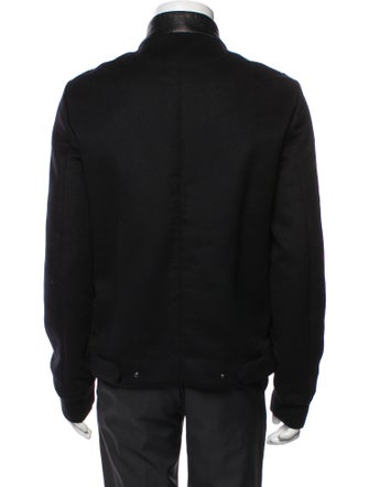Fendi Zucca FF Logo Cashmere Bomber Jacket