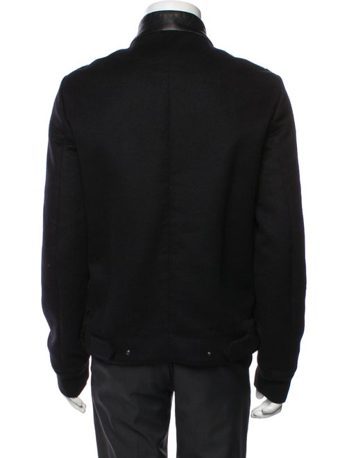 Fendi Zucca FF Logo Cashmere Bomber Jacket