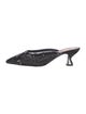 Fendi Mesh Crystal Embellishments Mules