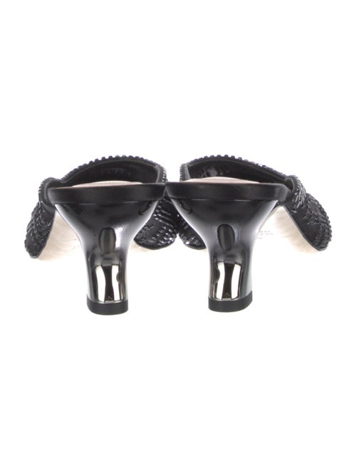 Fendi Mesh Crystal Embellishments Mules