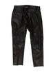 Fendi Leather Straight Leg Pants