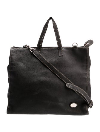 Fendi Leather Top Handle Bag
