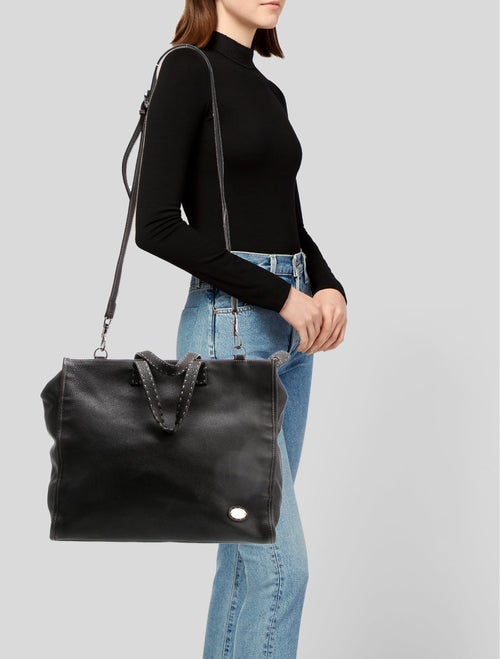 Fendi Leather Top Handle Bag