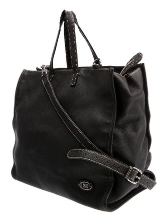 Fendi Leather Top Handle Bag