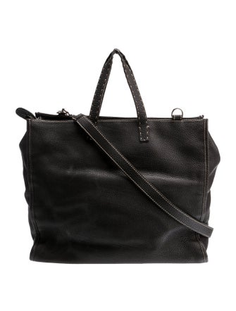 Fendi Leather Top Handle Bag