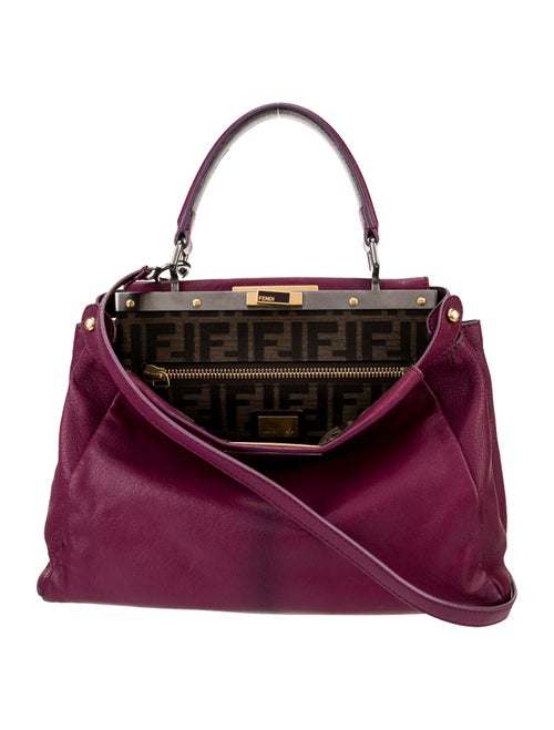 Fendi Leather Peekaboo Large