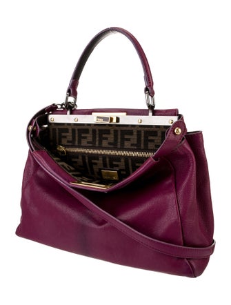 Fendi Leather Peekaboo Large