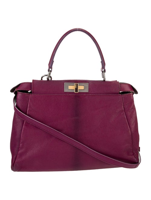 Fendi Leather Peekaboo Large