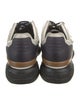 Fendi Leather Colorblock Pattern Sneakers