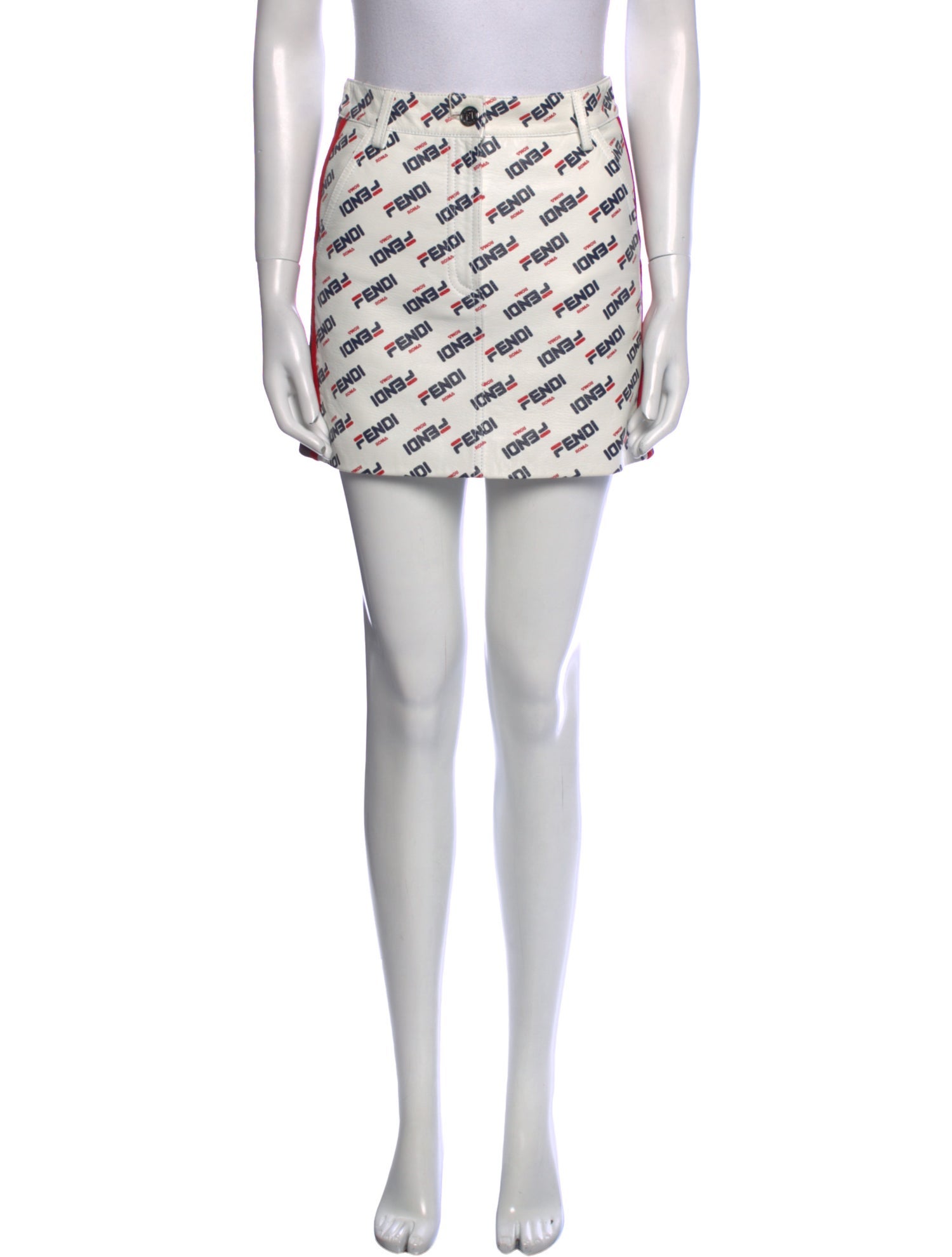 Fendi Printed Mini Skirt