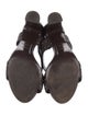 Fendi Selleria Leather Slingback Sandals