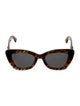 Fendi Zucca FF Logo Cat-Eye Sunglasses