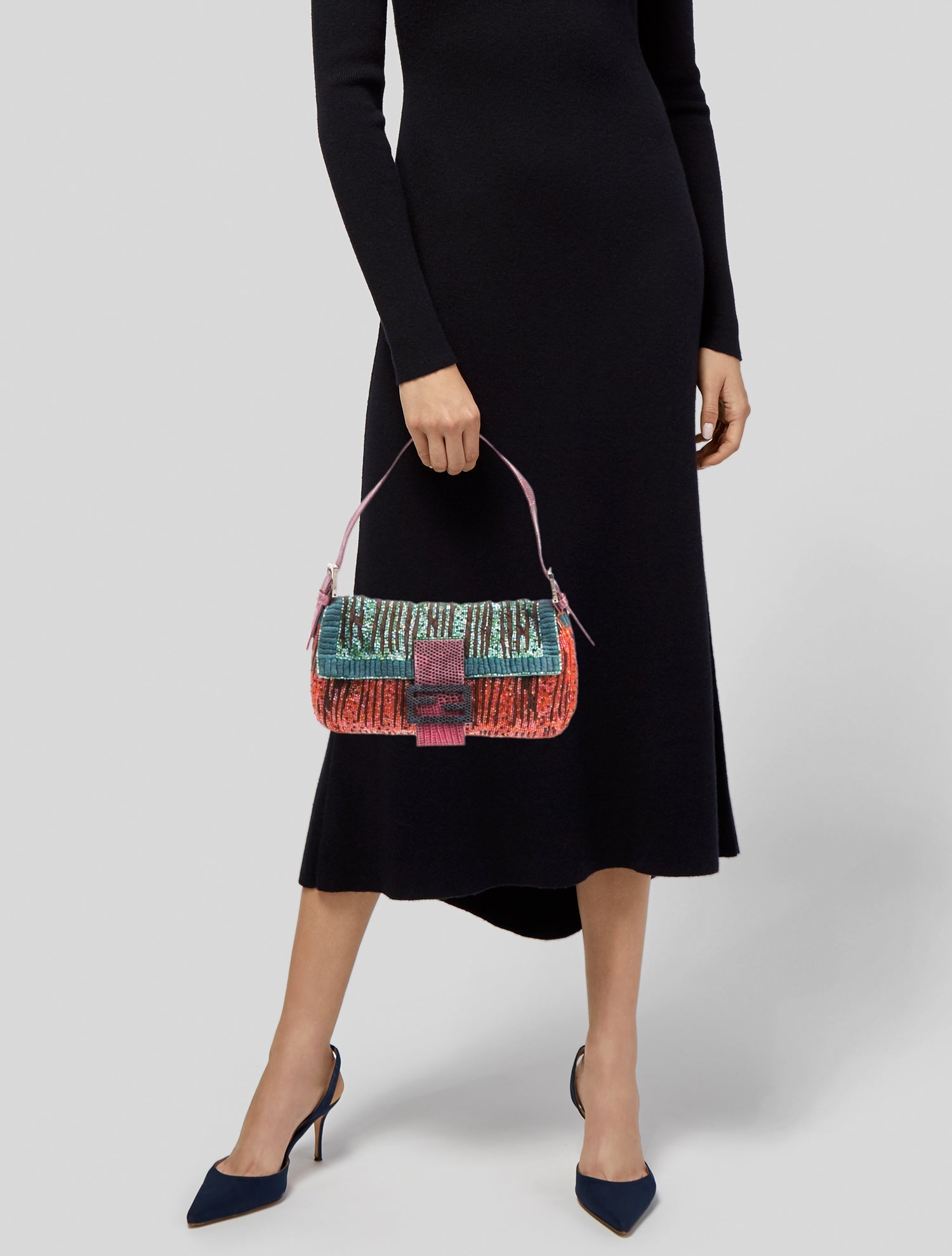 Fendi Sequins Baguette