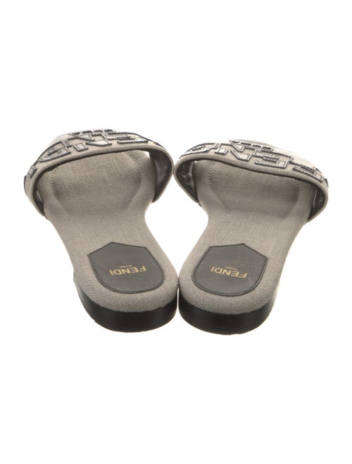 Fendi Canvas Graphic Print Slides