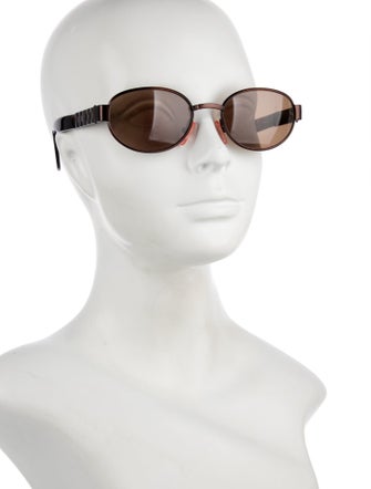 Fendi Zucca FF Logo Square Sunglasses