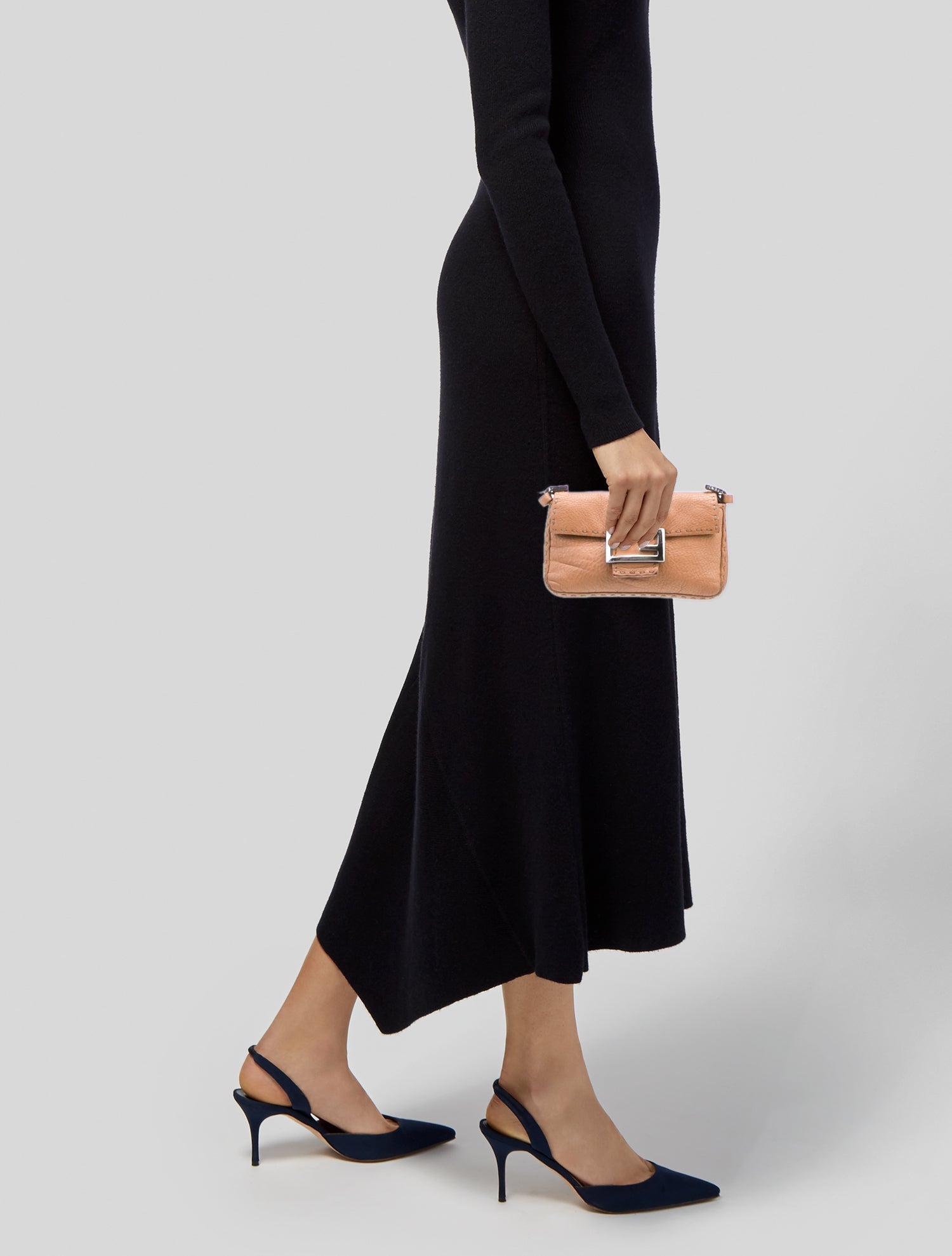 Fendi Leather Baguette