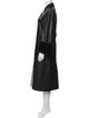 Fendi Lamb Leather Trench Coat