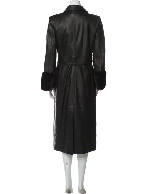 Fendi Lamb Leather Trench Coat