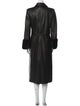 Fendi Lamb Leather Trench Coat