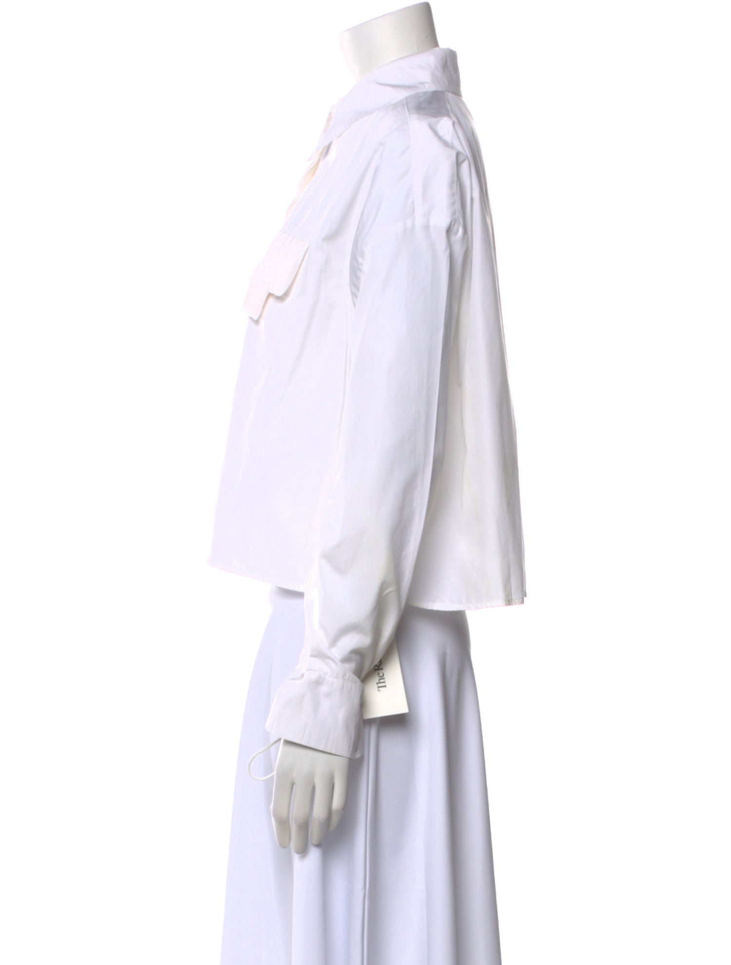 Fendi Long Sleeve Button-Up Top