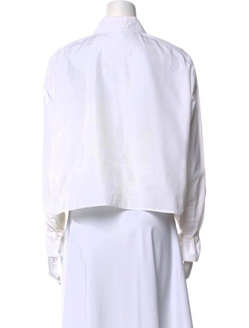 Fendi Long Sleeve Button-Up Top