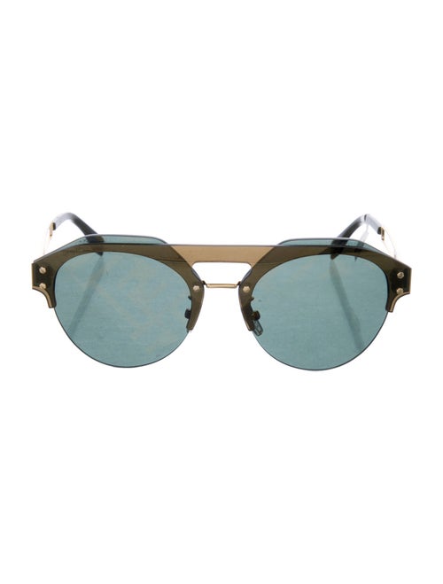 Fendi Aviator Mirrored Sunglasses