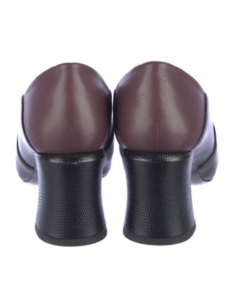 Fendi Leather Studded Accents Pumps