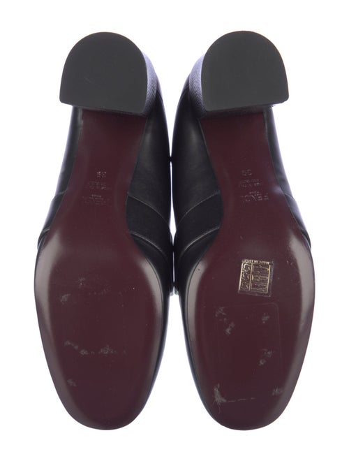 Fendi Leather Studded Accents Pumps