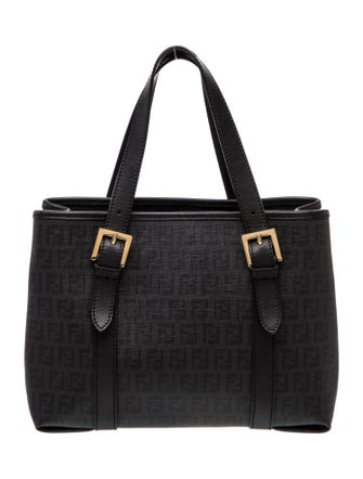 Fendi Zucchino FF Top Handle Bag