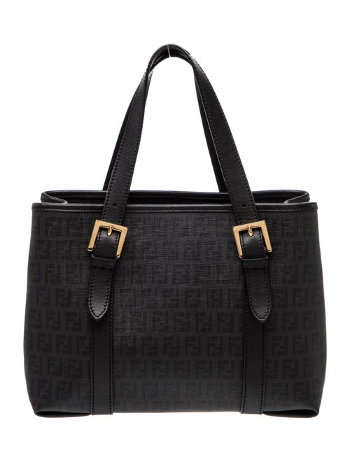 Fendi Zucchino FF Top Handle Bag