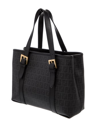 Fendi Zucchino FF Top Handle Bag