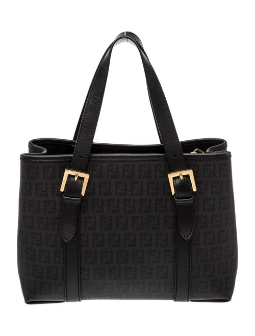 Fendi Zucchino FF Top Handle Bag