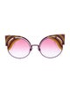 Fendi Cat-Eye Gradient Sunglasses