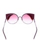 Fendi Cat-Eye Gradient Sunglasses