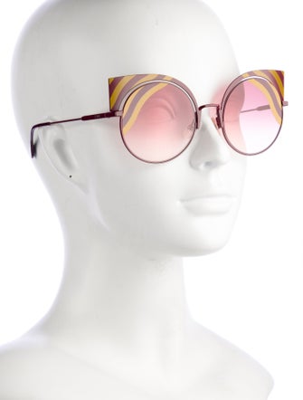 Fendi Cat-Eye Gradient Sunglasses
