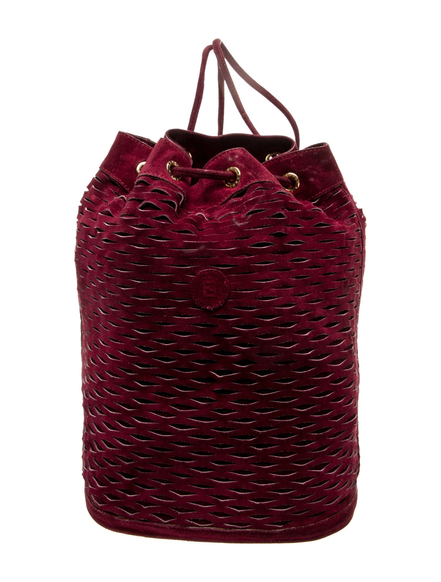 Fendi Suede Bucket Bag Vintage