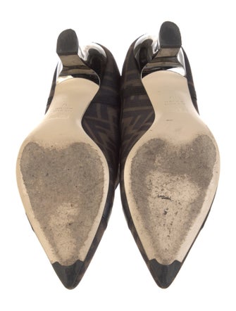 Fendi Zucca FF Logo Printed Chelsea Boots