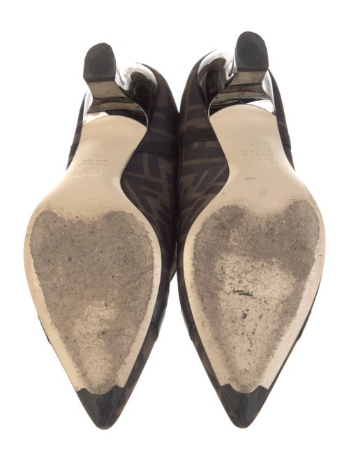 Fendi Zucca FF Logo Printed Chelsea Boots