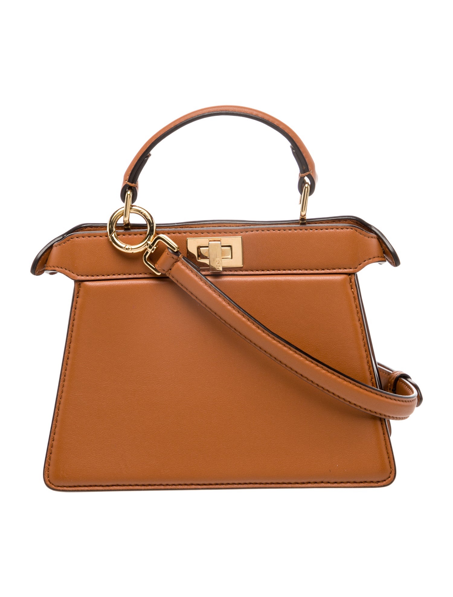 Fendi Leather Peekaboo Petite 2023