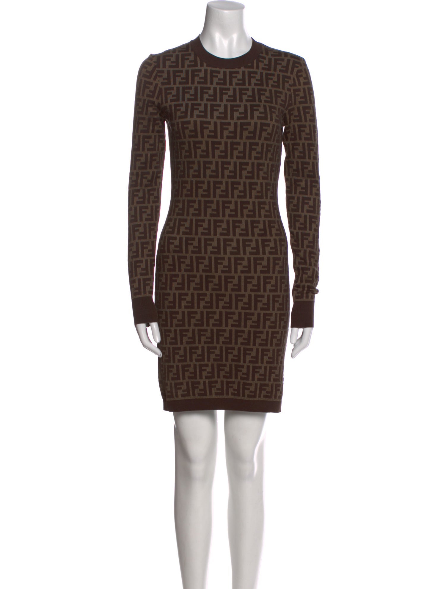 Fendi Printed Mini Dress